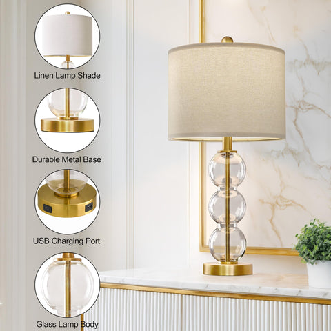 Oneach bedside lamp is quick to assemble.
