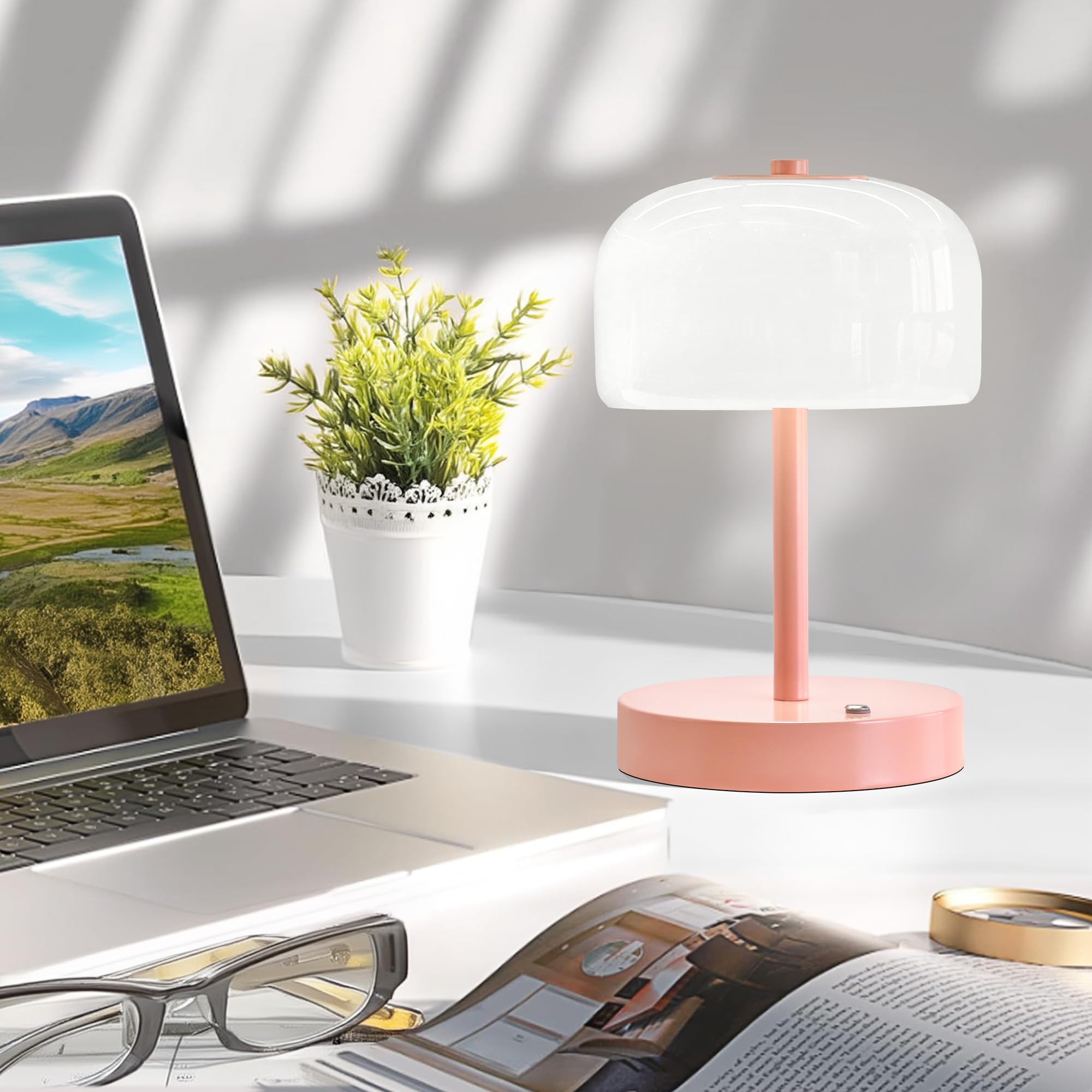 Oneach bedside portable lamp ready for nighttime reading