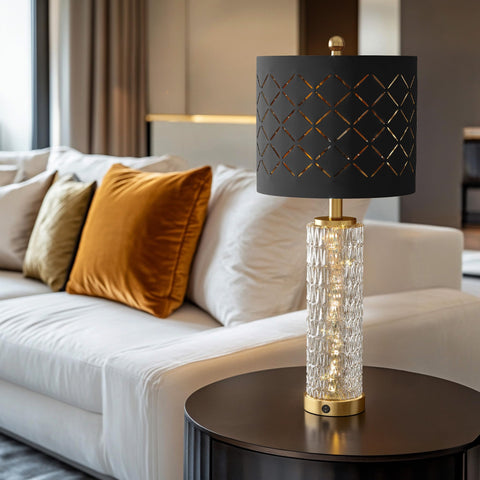 Oneach crystal nightlight glow detail adds subtle ambiance