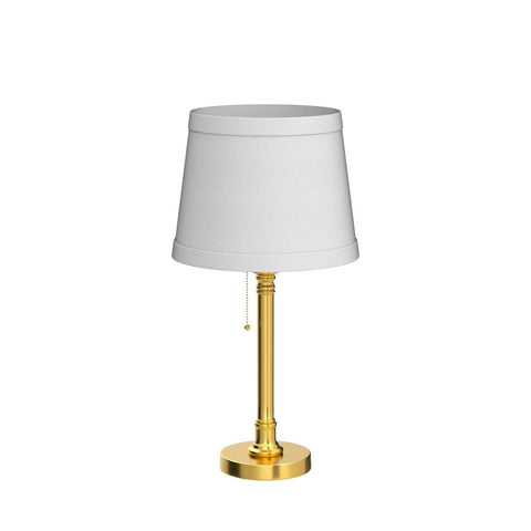 Oneach fabric white drum shade closeup showing diffused light quality.