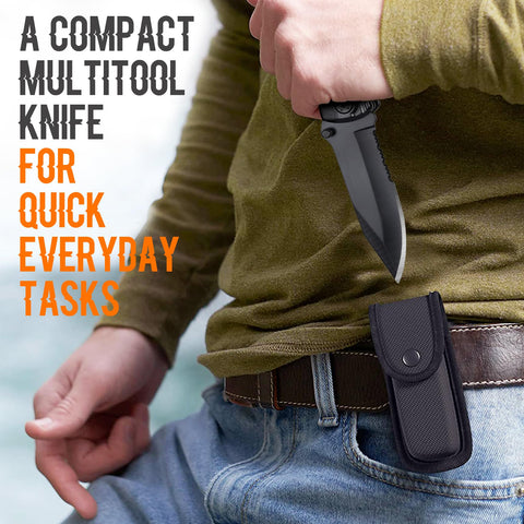 ONEAGE Best Uncle Ever multitool nylon belt pouch for secure carry