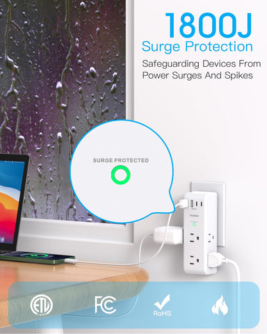 One Beat four-port USB charging maximizes device readiness at your desk.