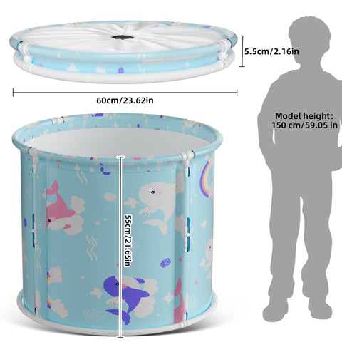 Onebook Ocean World Blue tub ideal for home spa and travel.
