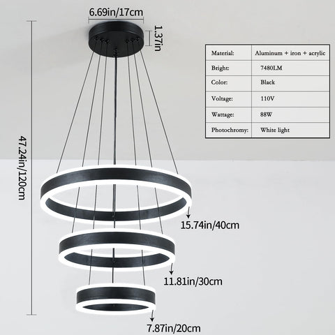 O'NEELDY bedroom chandelier delivers soft white illumination for rest