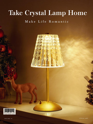 One Fire romantic crystal light suitable for bedrooms and living rooms