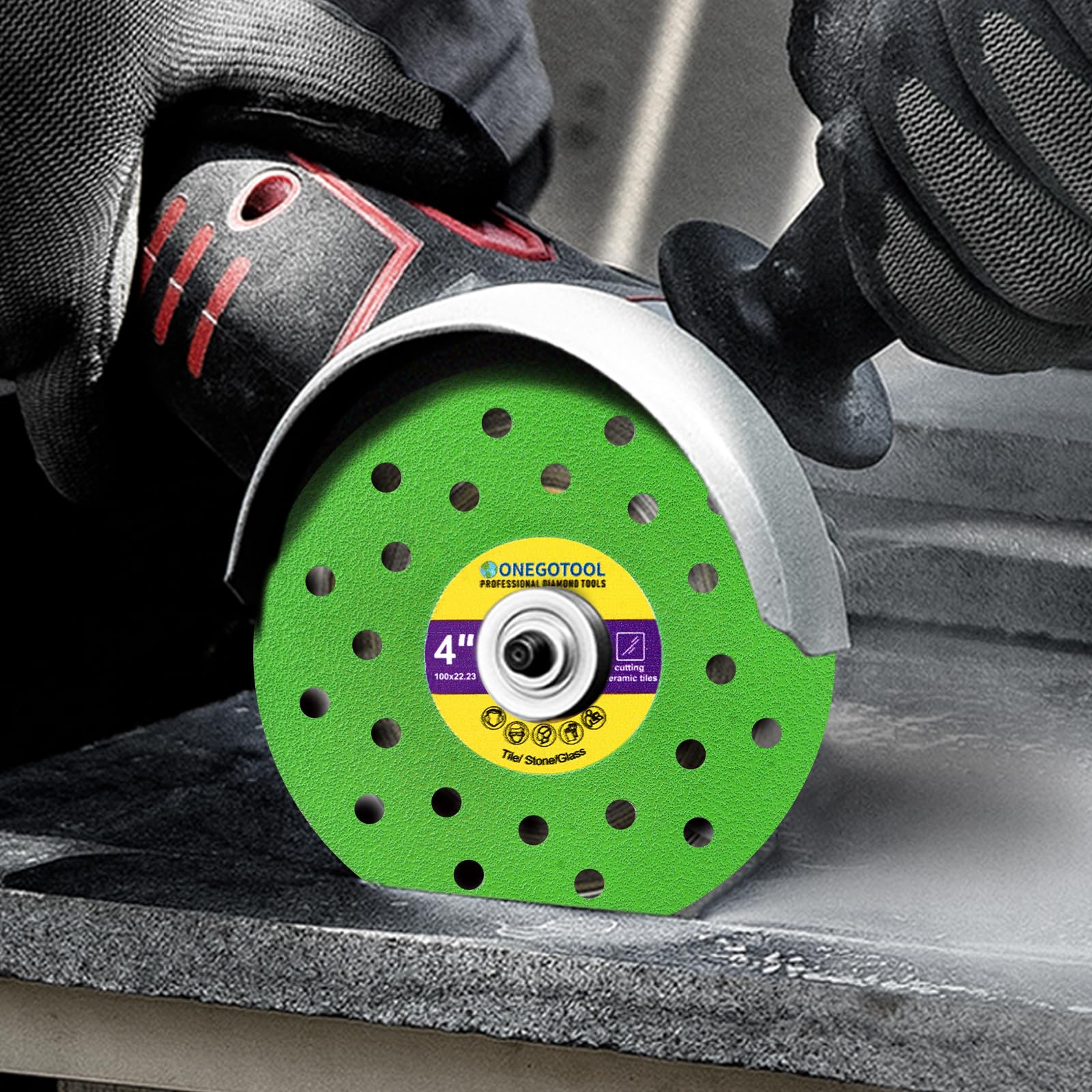 ONEGOTOOL granite cutting diamond blade handles tough stone with durable, long-lasting performance.