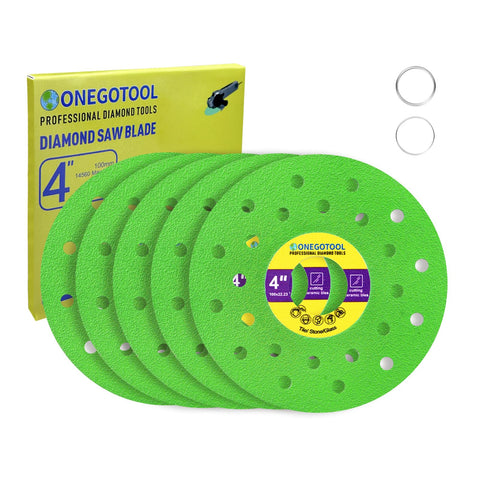 ONEGOTOOL porcelain cutting diamond blade delivers clean, chipping-free edges for tile projects.