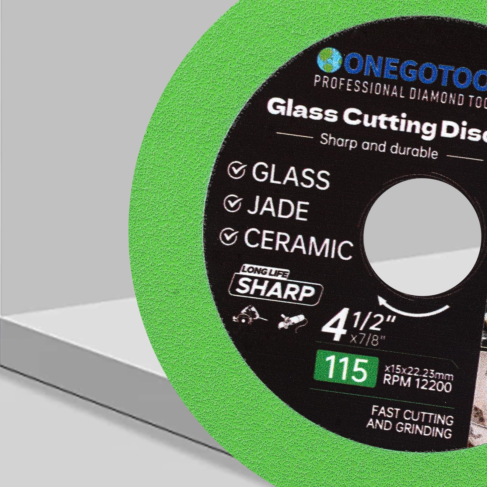 ONEGOTOOL integrally formed disc enhances safety by minimizing splintering