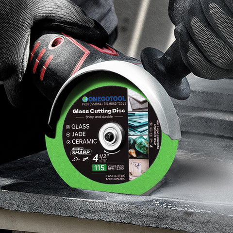 ONEGOTOOL wine bottle cutting disc ideal for glass crafts and bottle projects.