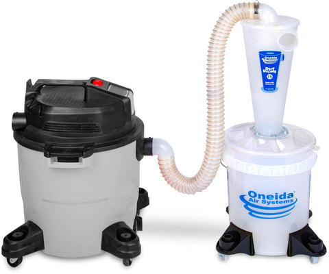 Oneida Dust Collector on-board storage keeps accessories organized