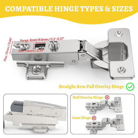 Onemake clip-top attachment damper enables quick retrofit without screws.