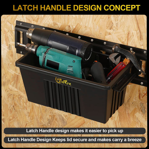 Onesnt 2-pack e-track basket durability for heavy tools