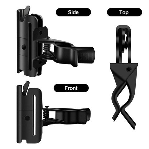 Onesnt heavy-duty materials secure axes, shovels, and brooms in your trailer.