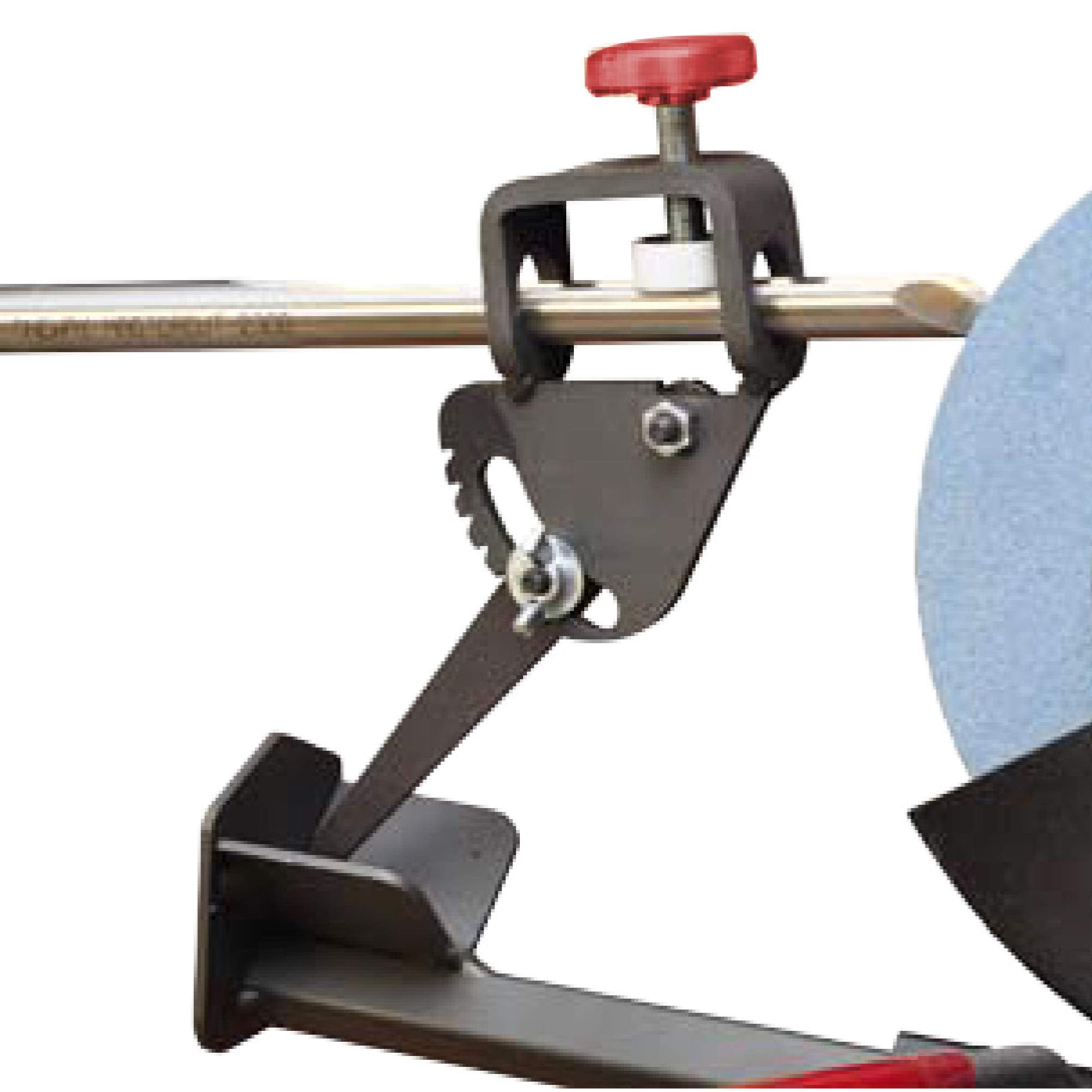 Oneway Wolverine Vari-Grind setup paired with a jig to improve tool control.