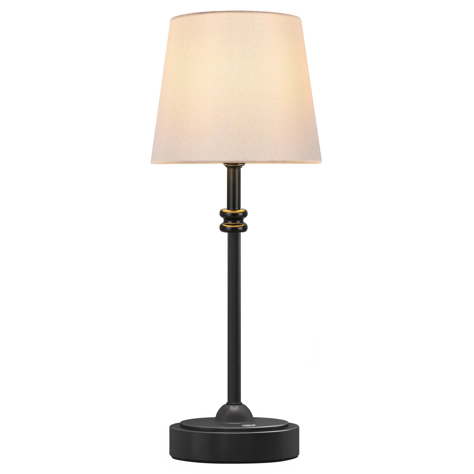 ONEWISH cordless table lamp with touch dimmer for instant brightness control at bedside