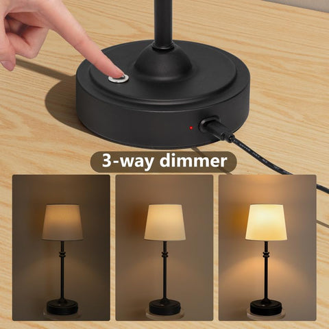 ONEWISH lamp USB-C charging for quick recharging