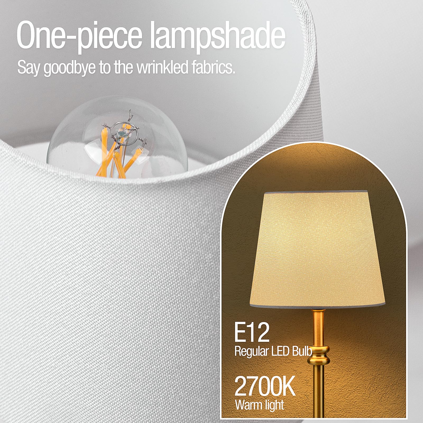 ONEWISH cordless table lamp 2700K warm light for cozy evenings