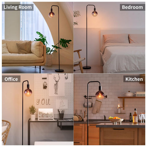 ONEWISH floor lamp with foot switch offers easy operation