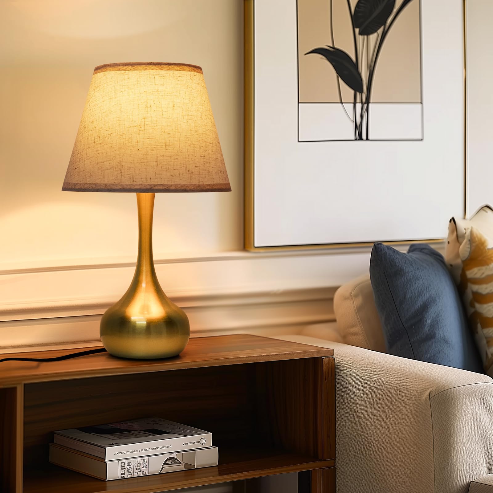 ONEWISH bedside lamps pair perfect for bedrooms or living rooms