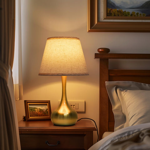 ONEWISH lamp shows modern farmhouse style with soft light diffusion