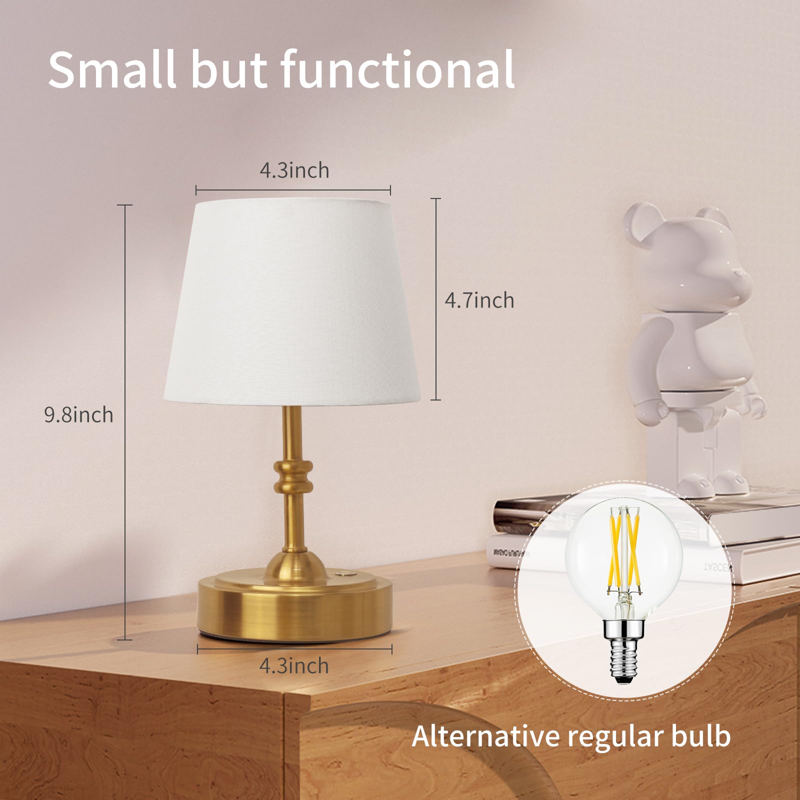 ONEWISH two-pack lamps suit bedside, dining, or patio setups.