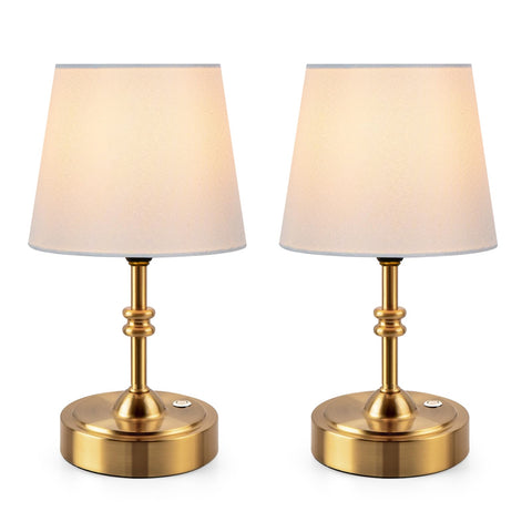 ONEWISH two-pack cordless lamps for flexible lighting in any room.