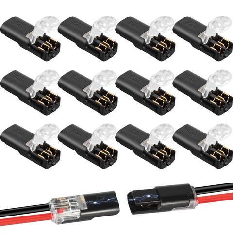 ONEXIDOL 2-pin connector with locking buckle close-up for secure wiring