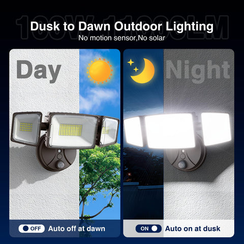 Onforu photocell sensor enabling automatic dusk-to-dawn operation