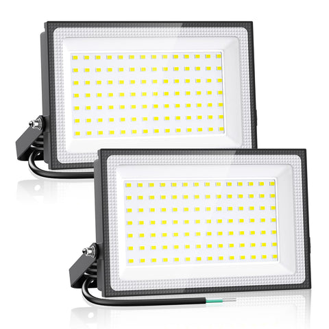 Onforu 120W LED flood light outdoors delivering bright wide-area illumination
