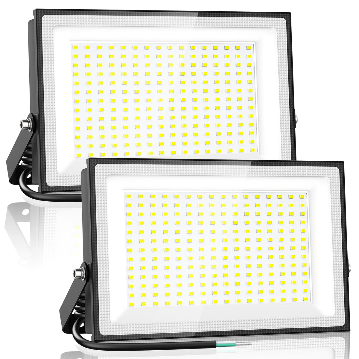 Onforu 200W flood light outdoors with broad beam for security lighting