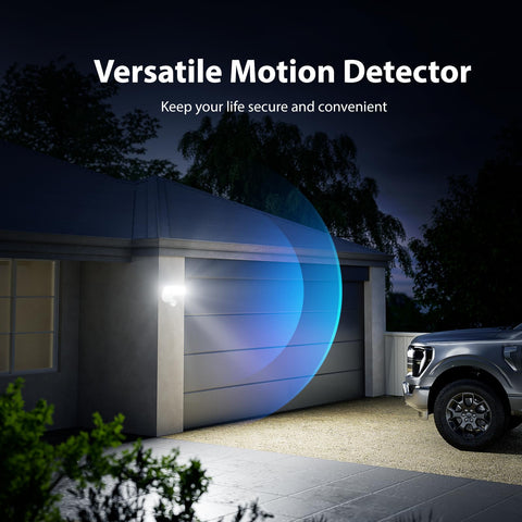 Onforu 270-degree detection zone covers more area around your property.