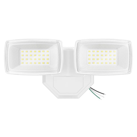 Onforu 3200LM flood light front view provides bright exterior lighting for driveways.