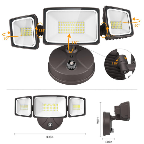 Onforu dusk-to-dawn fixture supports switch-controlled operation via included cap.