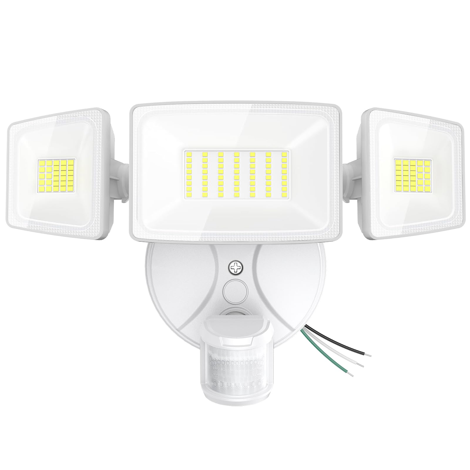 Onforu 75W flood light front view for broad, secure illumination.