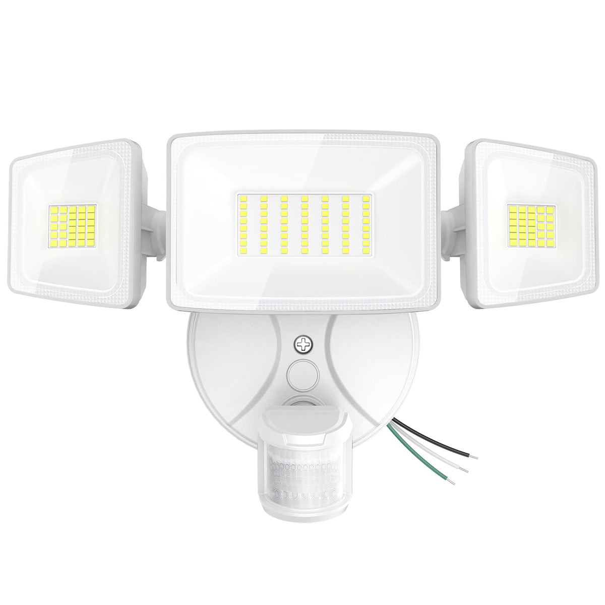 Onforu 75W flood light front view for broad, secure illumination.