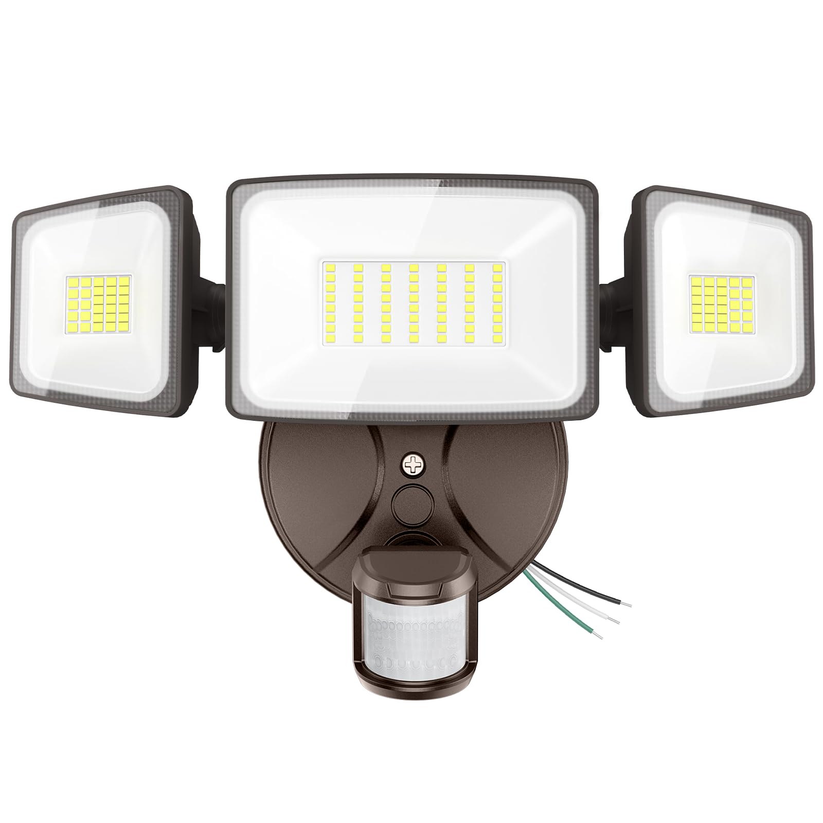 Onforu 75W LED flood light front view offering broad entryway illumination and security