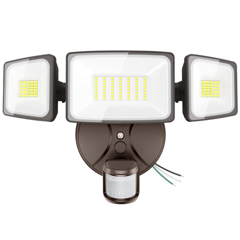 Onforu 75W LED flood light front view offering broad entryway illumination and security