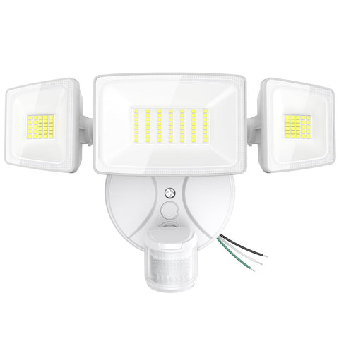 Onforu 75W flood light front view for broad, secure illumination.