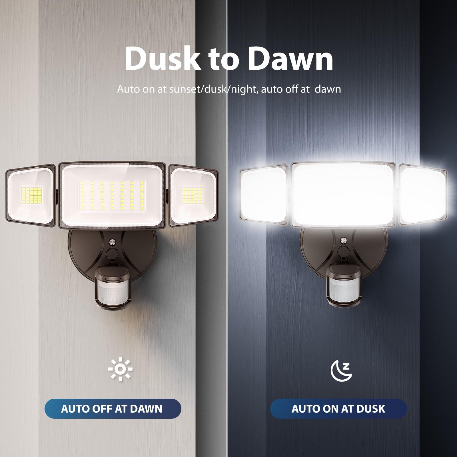 Onforu in-yard illumination demonstrates effective yard and entryway lighting at night
