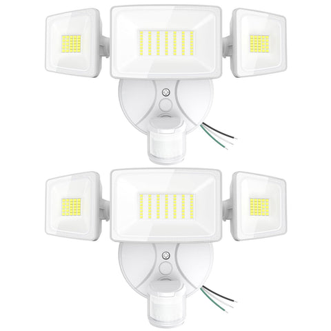 Onforu 75W motion sensor outdoor light front view for yard security.