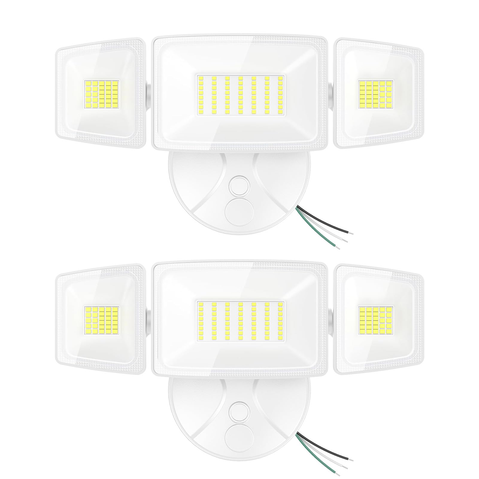 Onforu 75W outdoor flood light front view showing bright, energy-efficient exterior illumination.