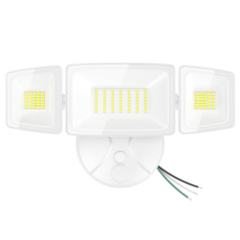 Onforu 75W outdoor LED flood light front view with bright illumination