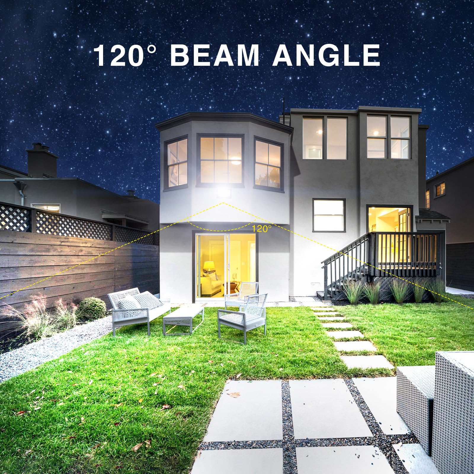Onforu daylight 6500K glow offers natural daytime-like visibility.