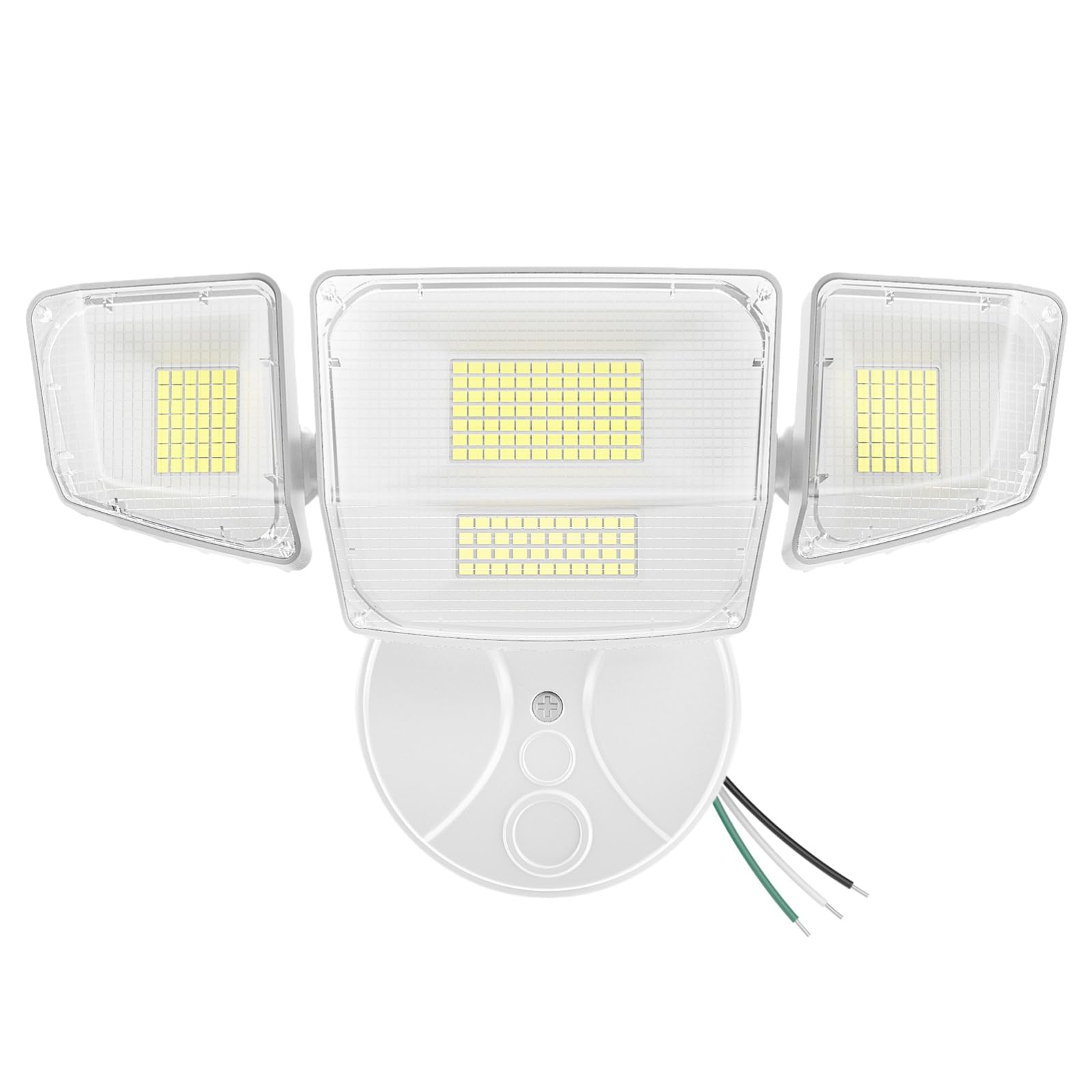 Onforu 90W flood light front view delivering daylight-bright illumination for outdoor spaces.