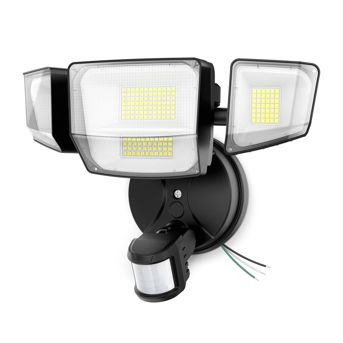 Onforu 90W LED motion sensor outdoor lights deliver bright, wide coverage for driveways.