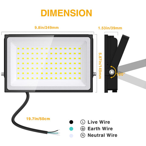 Onforu adjustable bracket enables easy mounting on walls or ceilings