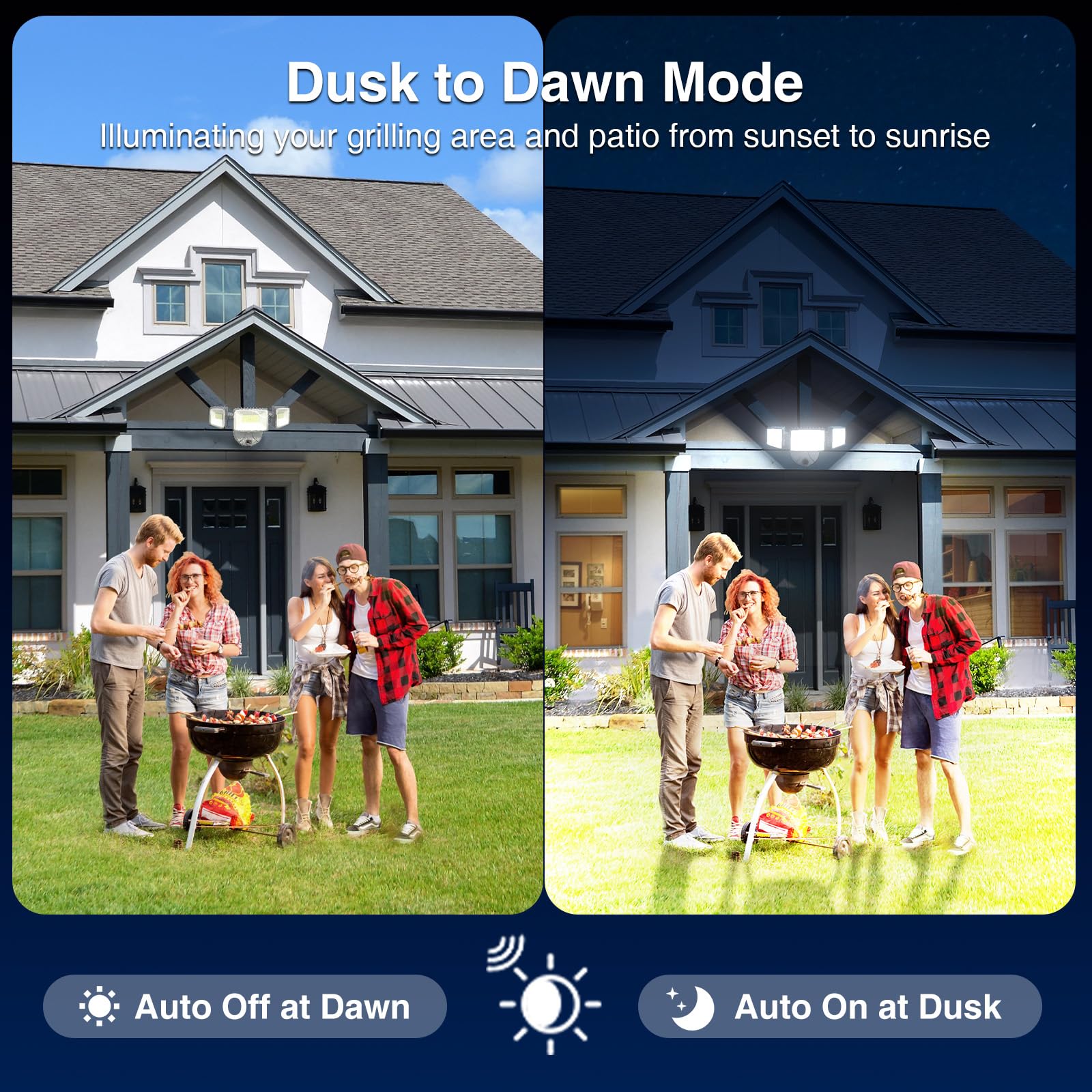 Onforu durable exterior light designed for barns, garages, and docks.