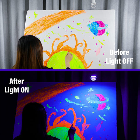 Onforu suitable for bedroom and living room mood lighting with blacklight