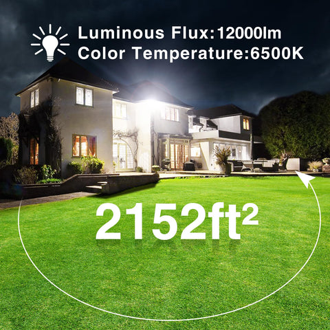 Onforu daylight white flood light at 6500K for true-to-life color