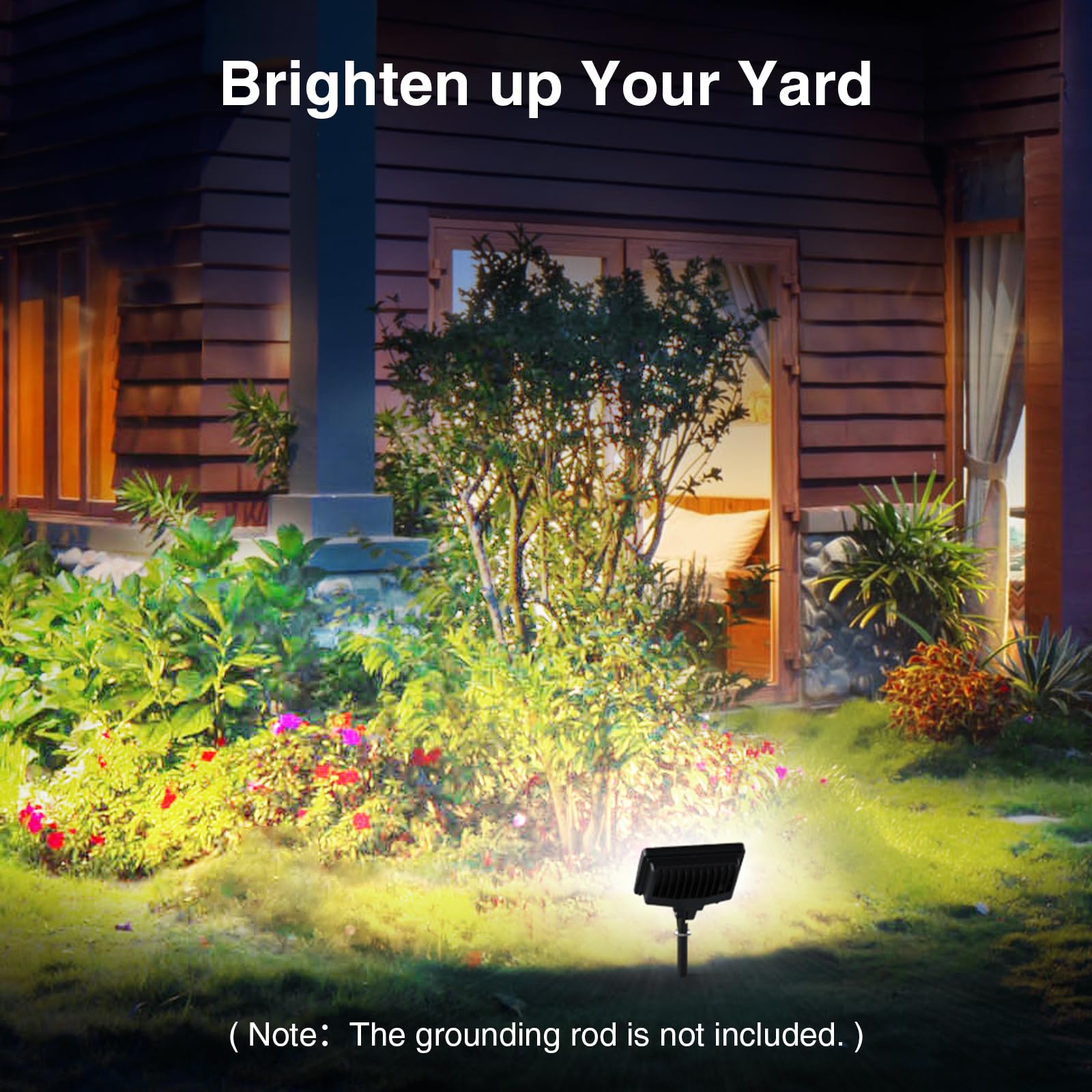 Onforu die-cast aluminum flood light with efficient cooling for durable outdoor performance.